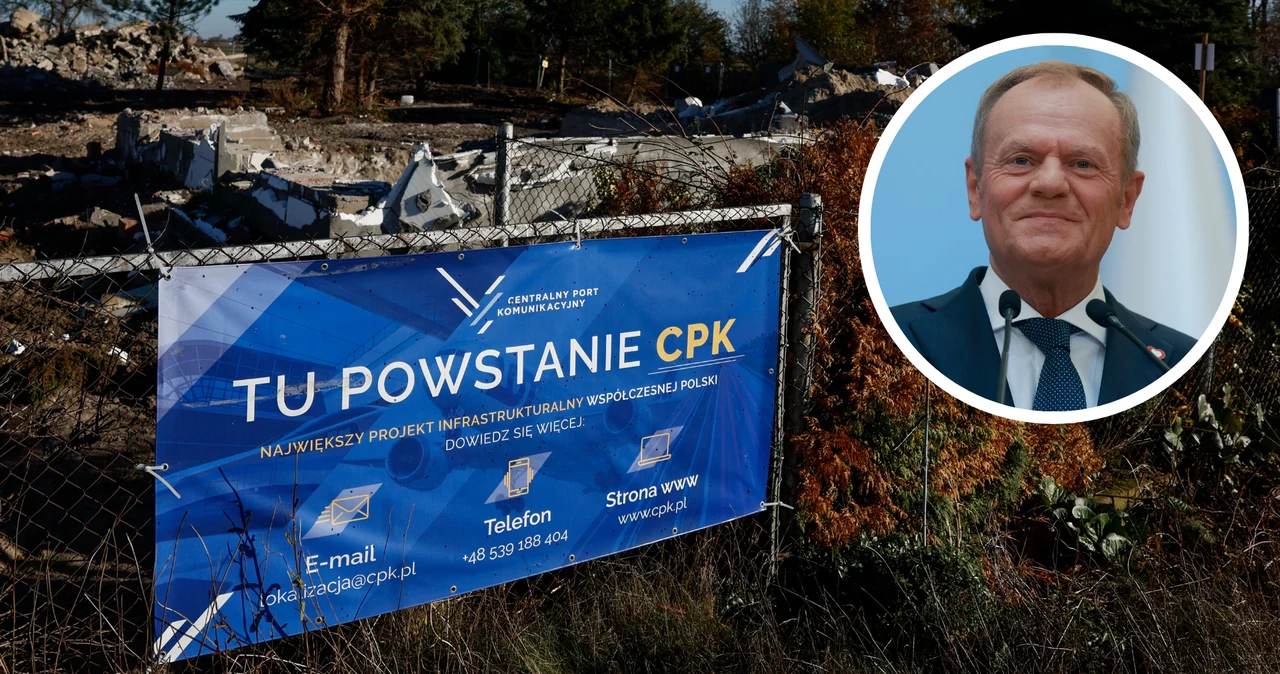 Premier Donald Tusk zatwierdził nowy projekt CPK