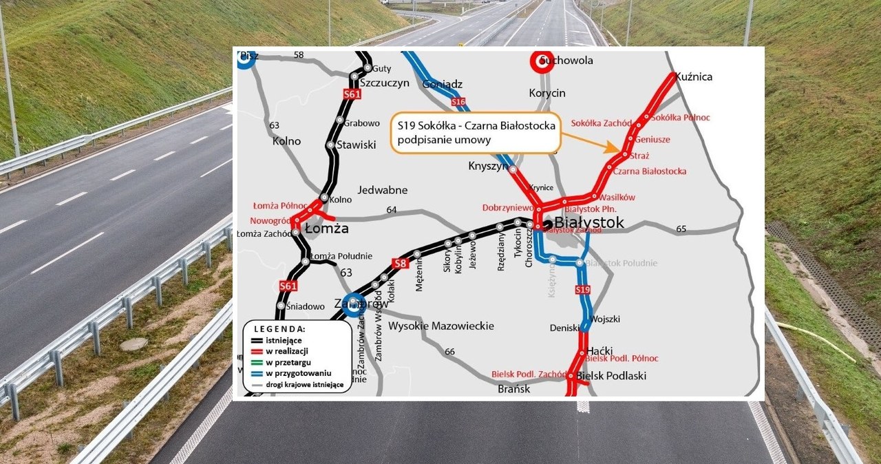 Ostatni, odcinek, drogi, ekspresowej, między, granicą, Kuźnicy, Białymstokiem, wchodzi, etap, realizacji, Generalna, Dyrekcja, D Nie pomogła sprawa w sądzie. Chińczycy i tak zbudują odcinek S19