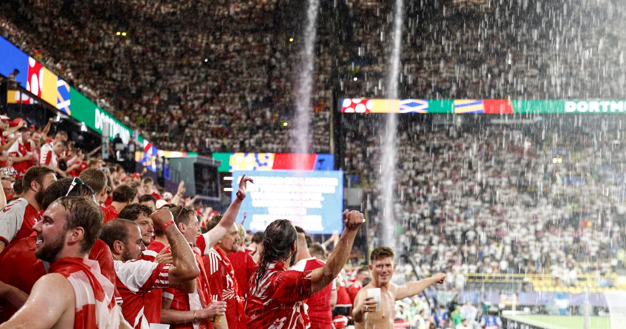 Mecz Niemcy - Dania został przerwany z powodu fatalnej pogody. Przeciekający dach nad trybunami to jednak nie są jedyne wpadki organizacyjne podczas Euro 2024.