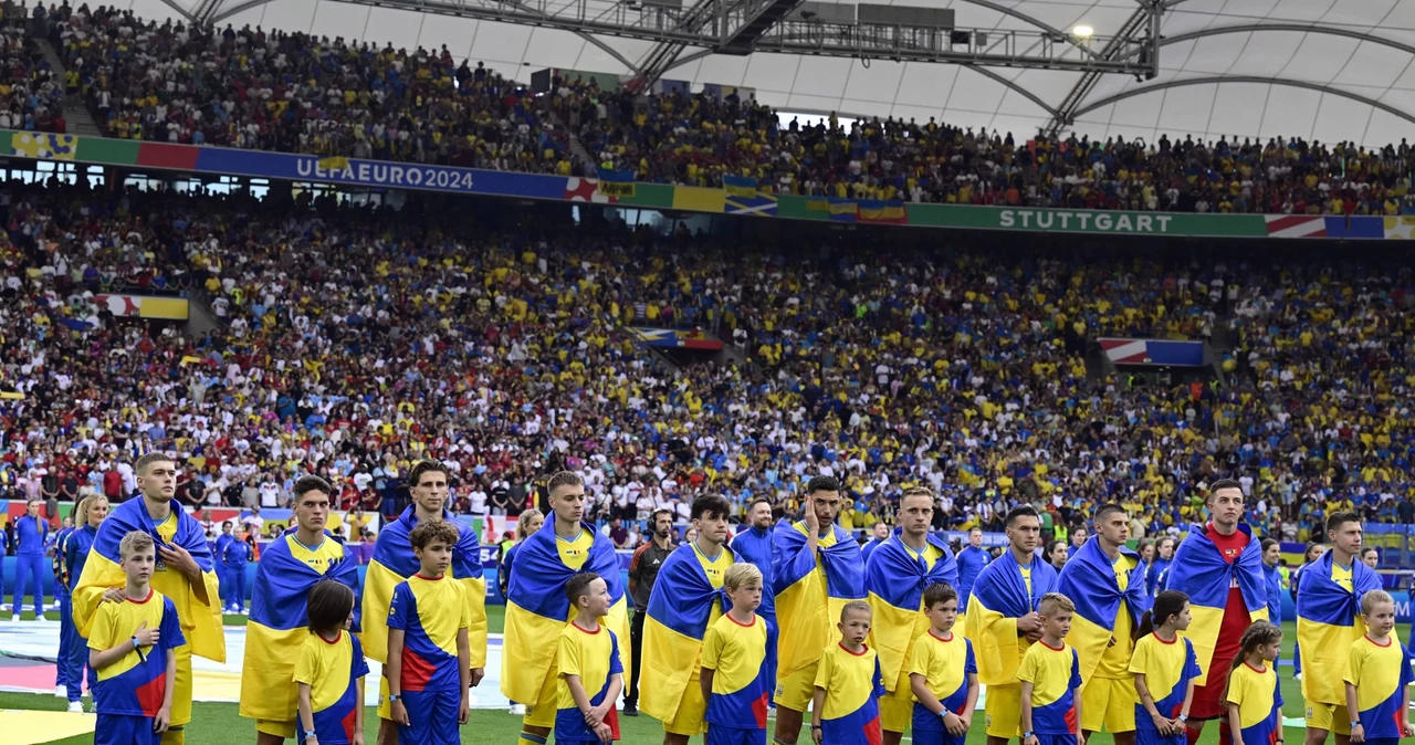 Reprezentacja Ukrainy przed meczem z Belgią