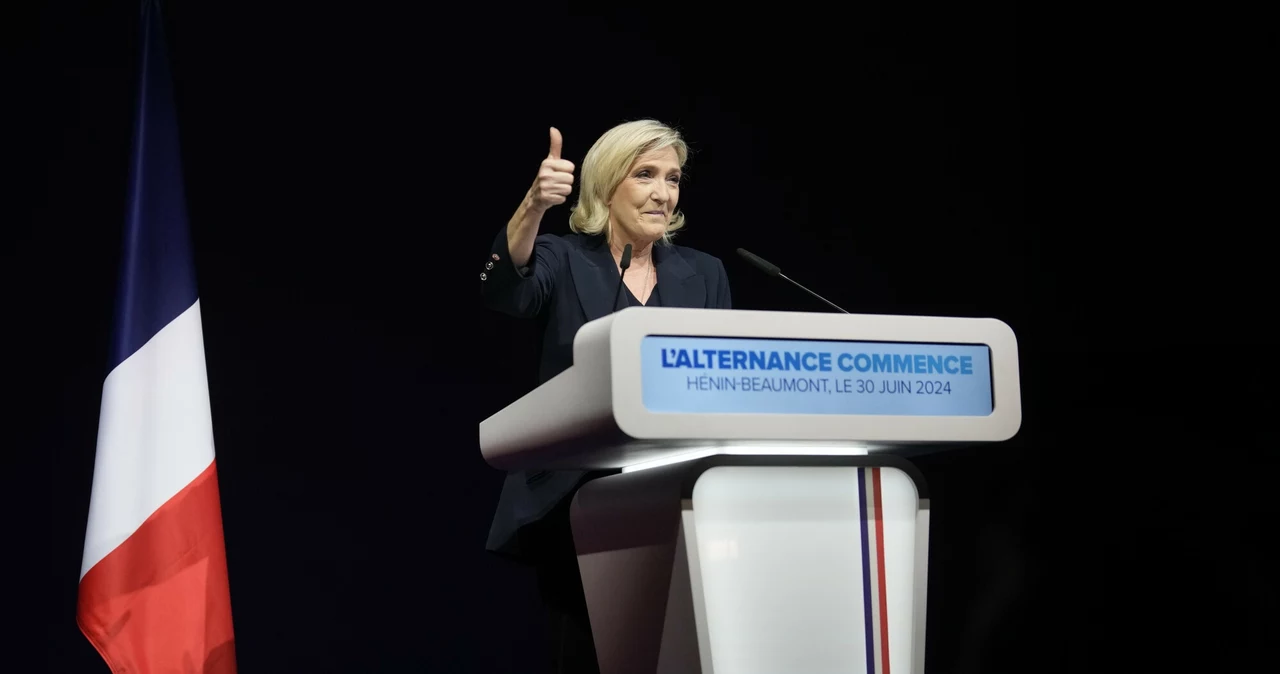 Partia Marine Le Pen wygrała pierwszą turę przedterminowych wyborów parlamentarnych we Francji