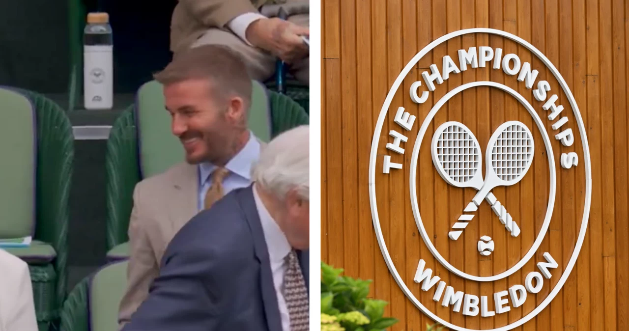 Wimbledon 2024. Obok Davida Beckhama na trybunach zasiadł kolejny wyjątkowy kibic, a publiczność... przywitała go naprawdę gorąco