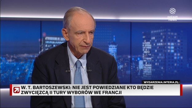 - Putin ma prawo zacierać ręce w związku z tym, co dzieje się w wielu krajach europejskich, dlatego że wzrost partii populistycznych, nacjonalistycznych i antyunijnych mu sprzyja, bo chce wprowadzić jak największy chaos - przekonywał Władysław Teofil Bartoszewski w "Gościu Wydarzeń".