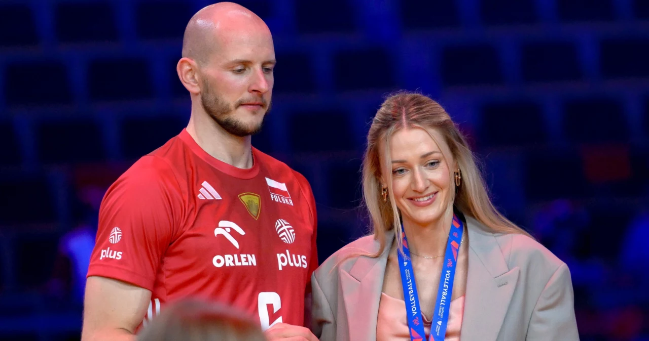 Tak Bartosz Kurek świętował brązowy medal Ligi Narodów z żoną Anną 