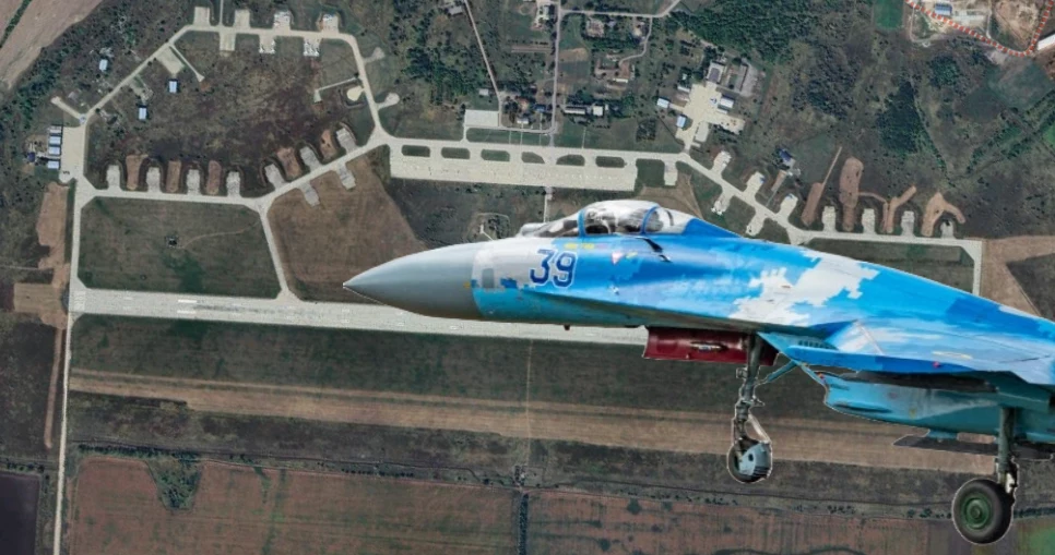 Atak Rosjan na ukraińskie lotnisko. Wieści o zniszczonych myśliwcach Su-27
