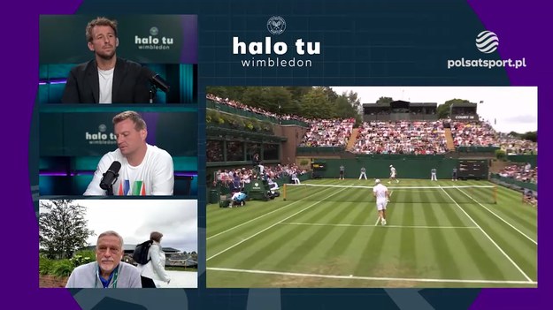 Fragment programu Halo tu Wimbledon z 2 lipca 2024 roku. 

Transmisje z Wimbledonu można oglądać na sportowych antenach Polsatu oraz w Polsat Box Go


