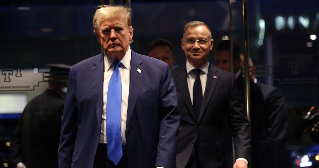 Prezydent Andrzej Duda spotkał się w kwietniu z Donaldem Trumpem w Nowym Jorku