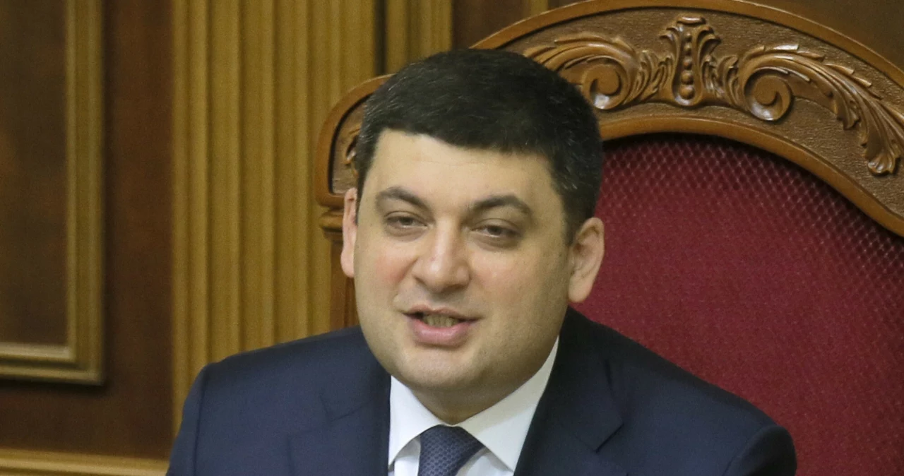 Były premier Ukrainy Wołodymyr Hrojsman