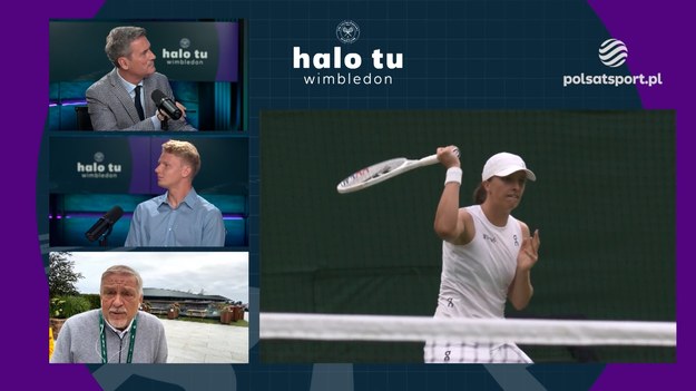 Krzysztof Rawa prosto z Londynu w programie "Halo tu Wimbledon".

