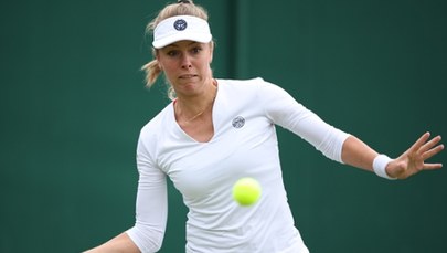 Magdalena Fręch żegna się z Wimbledonem po pierwszym meczu