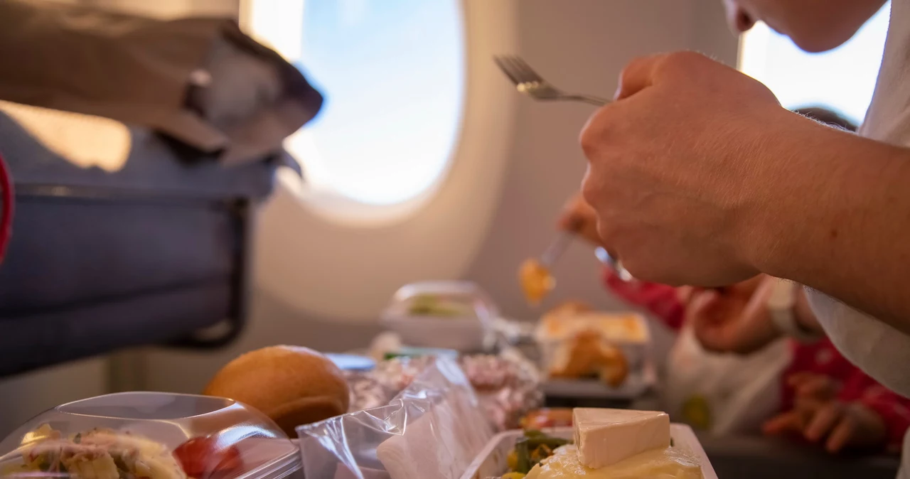 Samolot musiał lądować po wydaniu pasażerom zepsutego jedzenia