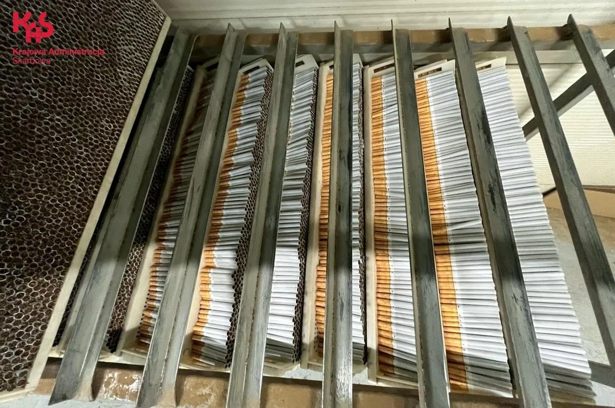 Funkcjonariusze CBŚP i Krajowej Administracji Skarbowej zlikwidowali nielegalną fabrykę papierosów w powiecie malborskim w Pomorskiem. Odkryli linię technologiczną, blisko 8 mln sztuk papierosów, 27 ton tytoniu i 4 tony pyłu tytoniowego. Podczas akcji zatrzymano 14 osób. Podejrzani zostali tymczasowo aresztowani na 3 miesiące.