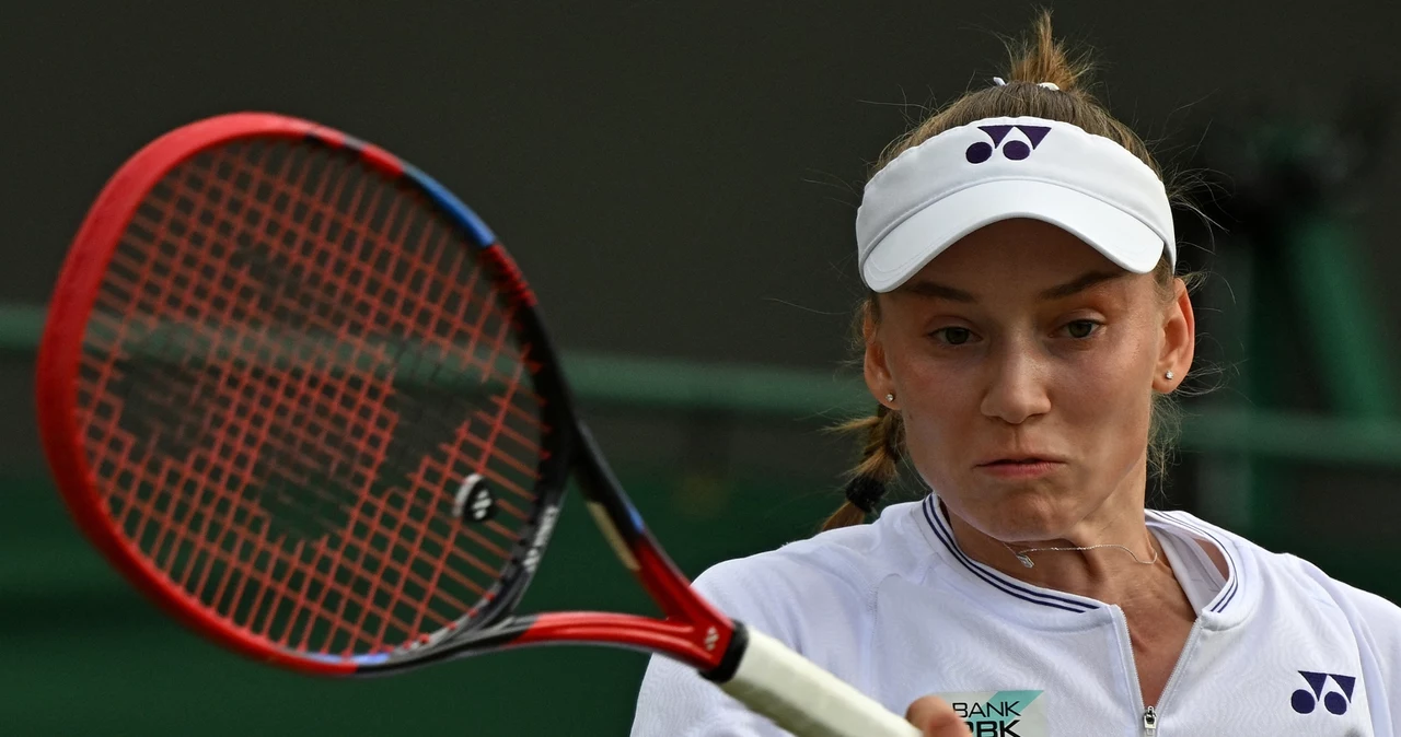 Jelena Rybakina rywalizowała z Laurą Siegemund w drugiej rundzie Wimbledonu 2024