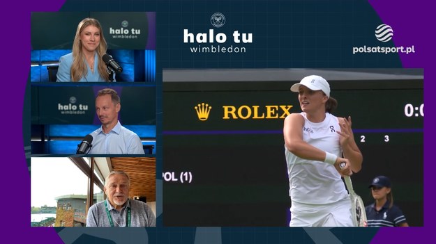 Wypowiedź Krzysztofa Rawy podczas łączenia w programie "Halo tu Wimbledon".

Transmisje z Wimbledonu można oglądać na sportowych antenach Polsatu oraz w Polsat Box Go