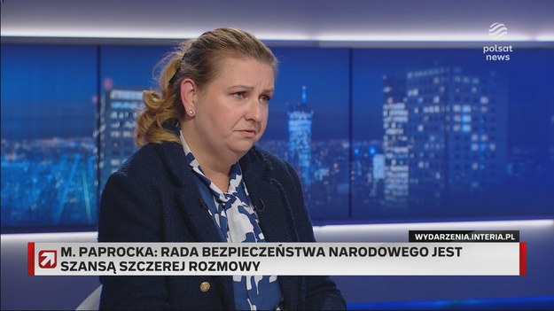 W przyszłym tygodniu prezydent i szef MON udają się na szczyt NATO w Waszyngtonie. Dariusz Ociepa dopytywał Małgorzatę Paprocką jaki jest cel Polski.

- Bez wątpienia jest wolą pana prezydenta mobilizowanie wszystkich członków NATO, aby podążali ścieżką, którą my wytyczamy - zaznaczyła szefowa kancelarii prezydenta, mówiąc o środkach przeznaczanych na obronność, w wysokości 3 proc. PKB.

Donald Tusk zapowiedział, że przed szczytem NATO spotka się z Wołodymyrem Zełeńskim w Polsce. Czy prezydent Ukrainy spotka się też z Andrzejem Dudą? - Mówimy o dwóch prezydentach, to naturalna kolej rzeczy, jeżeli pan prezydent będzie w Polsce, do takiego spotkania powinno dojść - odparła Paprocka.