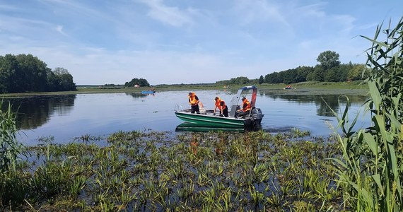 Trwa odławianie śniętych ryb z zalewu Stary Lubliniec w gminie Cieszanów na Podkarpaciu. Jest ich bardzo dużo - ponad tona. W akcji oprócz strażaków i policjantów uczestniczą także żołnierze.