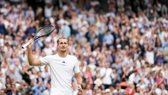 Rywal rozbity 3-0, a wszystko na oczach legendy. Wyjątkowe sceny na Wimbledonie