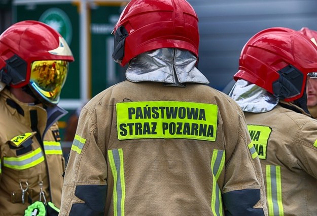 ​Pożar w fabryce środków higienicznych w Kluczach