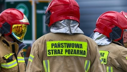 ​Pożar w fabryce środków higienicznych w Kluczach