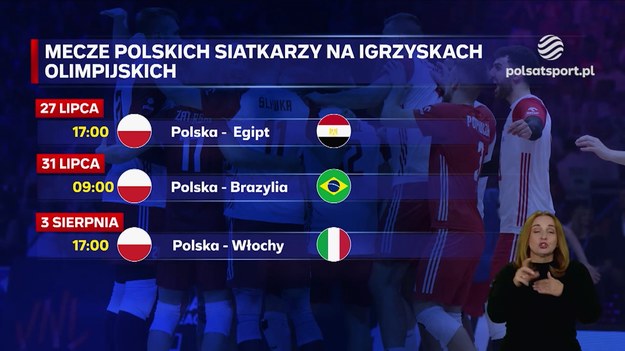 W Magazynie Olimpijskim Damian Dacewicz poruszył wątek godziny rozpoczęcia meczu siatkarskiego Polska - Brazylia na igrzyskach olimpijskich. Spotkanie rozpocznie się o godzinie 9:00. Jak wczesna pora wpłynie na dyspozycję zawodników Nikoli Grbicia? 

