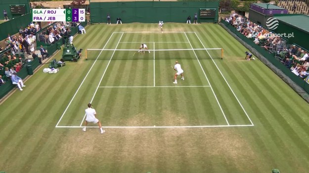 Skrót meczu Lloyd Glasspool Jean-Julien Rojer - Constantin Frantzen Hendrik Jebens.

Transmisje z Wimbledonu można oglądać na sportowych antenach Polsatu oraz w Polsat Box Go