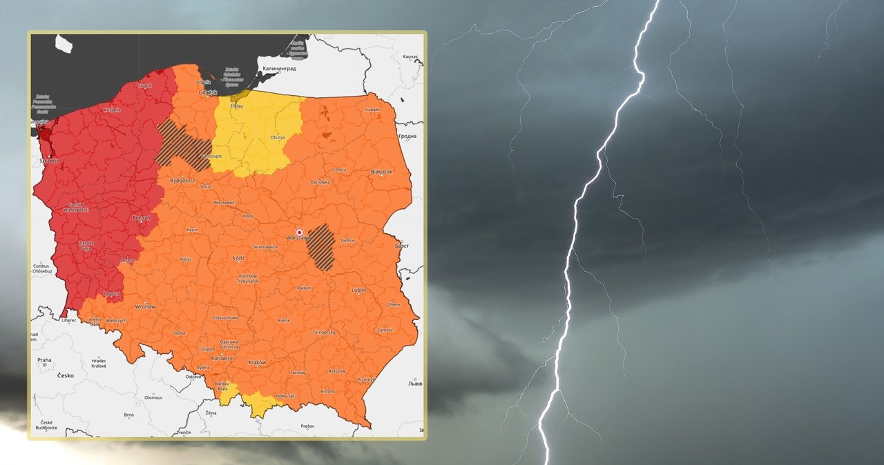  Burze znów opanują Polskę. Lokalnie możliwa trąba powietrzna