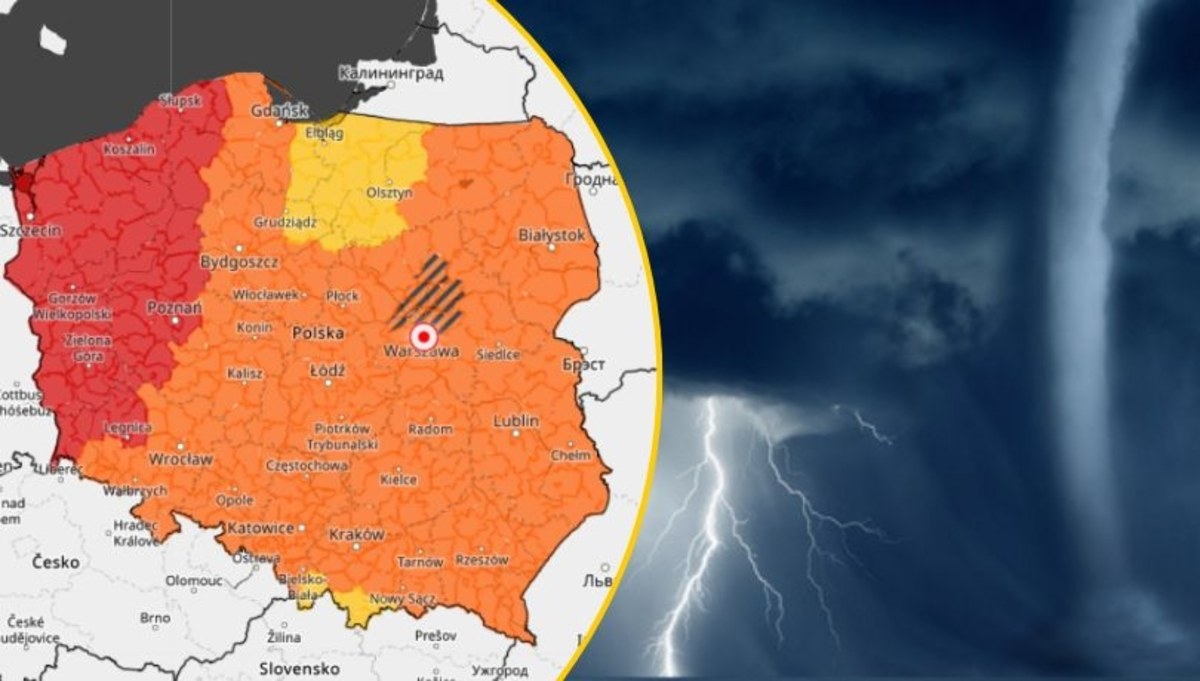 Burze, a lokalnie grad - te groźne zjawiska pogodowe mogą wystąpić dziś w kraju. W Polsce zachodniej i północno-zachodniej obowiązują ostrzeżenia trzeciego - najwyższego - stopnia, natomiast Instytut Meteorologii i Gospodarki Wodnej poinformował, że występuje małe zagrożenie trąbą powietrzną. W pozostałej części kraju obowiązują alerty pierwszego i drugiego stopnia. 