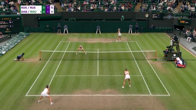 Skrót meczu Elena-Gabriela Ruse Marta Kostyuk - Gabriela Dabrowski Erin Routliffe.

Transmisje z Wimbledonu można oglądać na sportowych antenach Polsatu oraz w Polsat Box Go