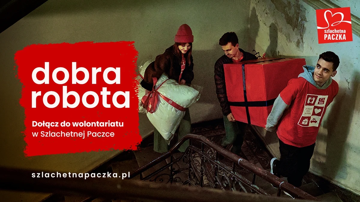 Marzy ci się zajęcie, które daje satysfakcję i zmienia świata na dobre? Jeśli tak, to wolontariat w Szlachetnej Paczce jest dla Ciebie. 8 lipca ruszyła rekrutacja wolontariuszy i wolontariuszek do Szlachetnej Paczki. W tym roku poszukiwanych jest ponad 10 tys. osób ze wszystkich województw Polski. Żeby dołączyć do wolontariatu w Szlachetnej Paczce, należy wejść na szlachetnapaczka.pl i wysłać zgłoszenie. Zmieniaj świat na dobre!