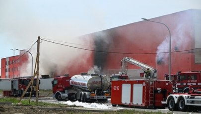 Pożar w Krośnie opanowany. Trwa dogaszanie