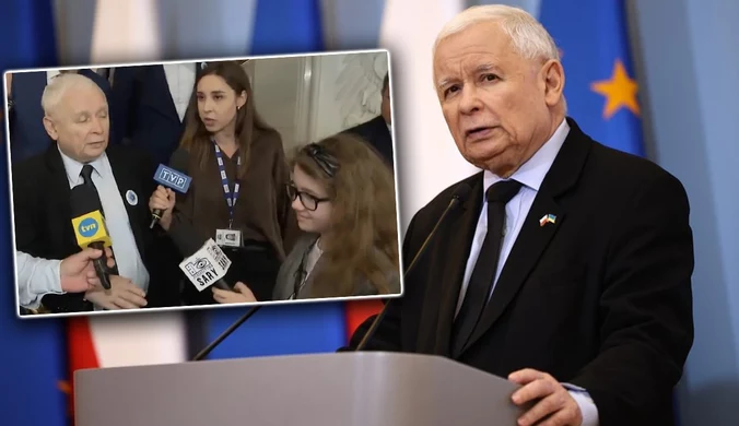 Jarosław Kaczyński do 10-latki: Odejdź. Wolność słowa nie jest dla dzieci