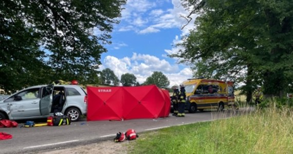 Tragedia na drodze powiatowej pod Miastkiem na Pomorzu. Jedno dziecko nie żyje, 4 osoby są ranne - informuje Krzysztof Rychter, rzecznik strażaków z Bytowa. Na miejscu wypadku lądowały dwa śmigłowce Lotniczego Pogotowia Ratunkowego.