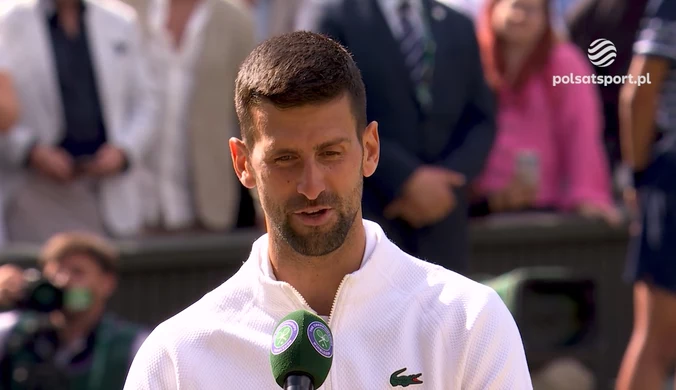 Novak Djoković: Słowa uznania dla Alcaraza, bo w wieku 21 lat gra niesamowity tenis. WIDEO