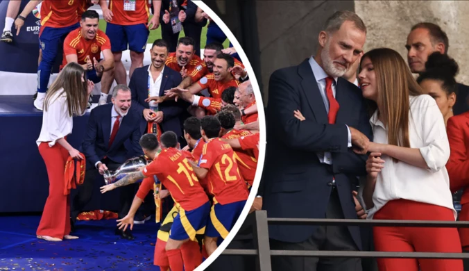 Król Hiszpanii przyłapany na finale Euro. Na mecz nie wybrał się sam