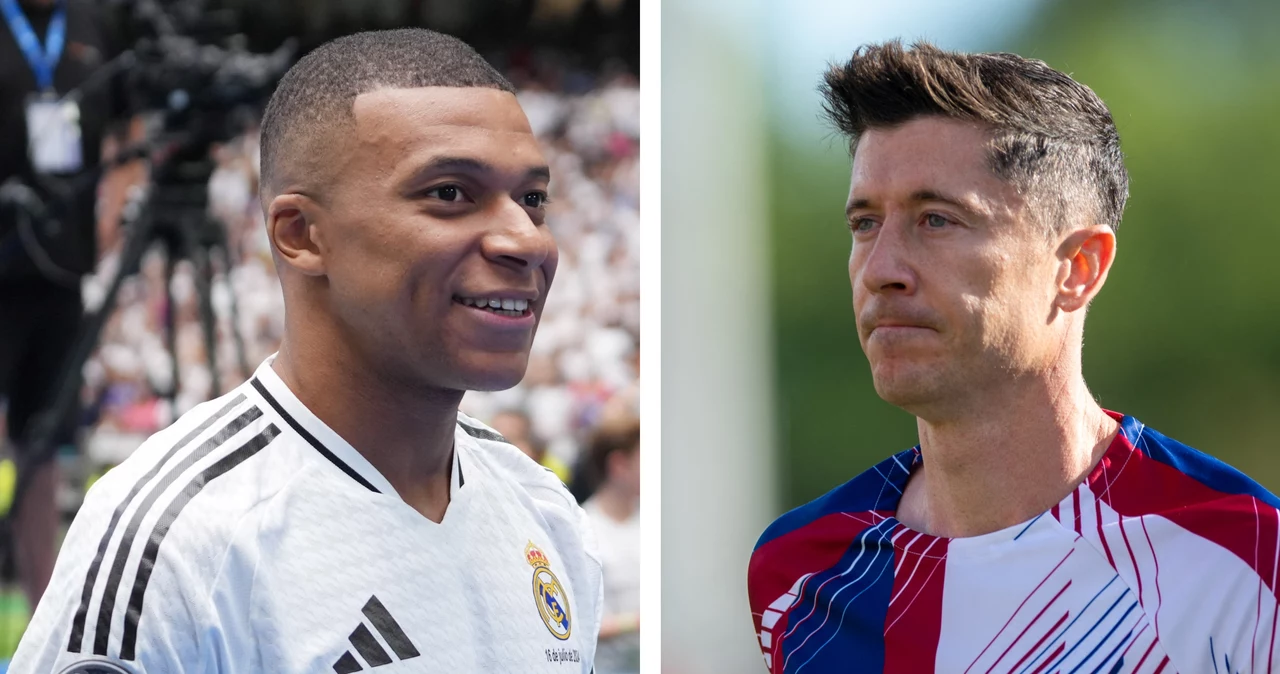 Kylian Mbappe i Robert Lewandowski