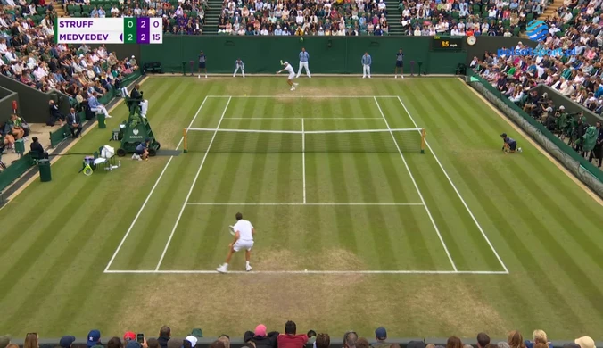 Najlepsze akcje z Wimbledonu mężczyzn 2024. WIDEO