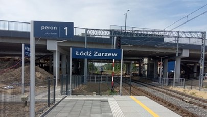 ​Nowy przystanek kolejowy Łódź Zarzew - od września