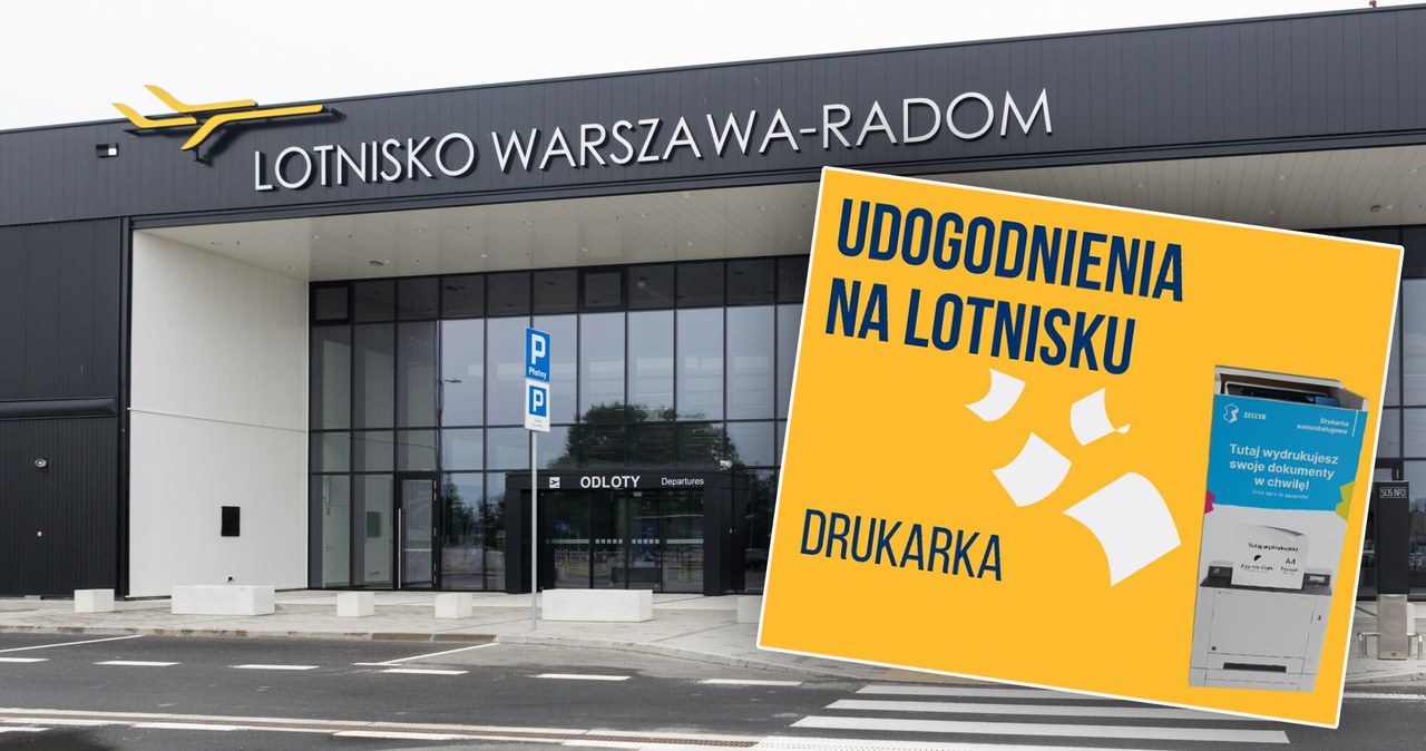 Ważne, ogłoszenie, pasażerów, odlatujących, lotniska, WarszawaRadom, razem, chodzi, nowe, połączenia, Lotnisko, poinformowało, z Z Radomia nic nie lata, ale jest drukarka. Urocza wiadomość dla pasażerów