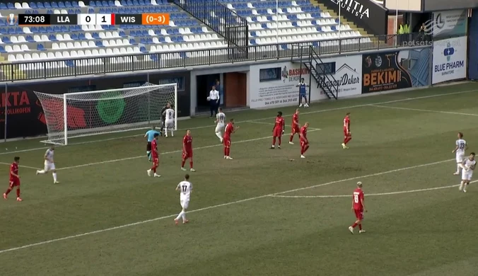 Gol Ardita Tahiriego z meczu KF Llapi - Wisła Kraków. WIDEO