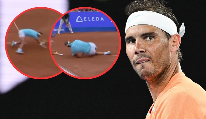 Huśtawka emocji tuż przed igrzyskami. Nadal upadł na kort, publiczność zamarła