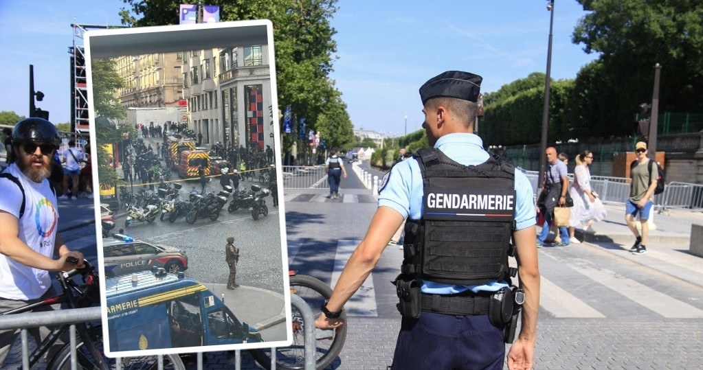  Nagła akcja w centrum Paryża. Ranny policjant