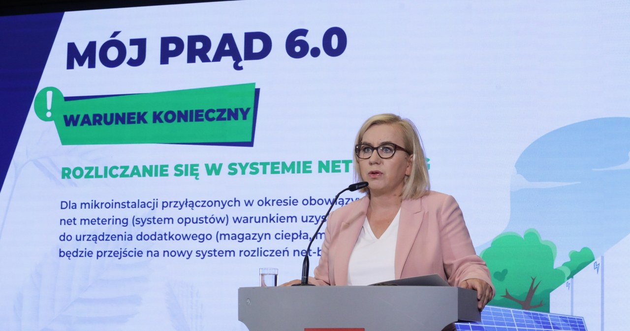 Ministra, klimatu, środowiska, Paulina, HennigKloska, poinformowała, terminie, startu, programu, Prąd, Nabór, wniosków, ruszy, w Rusza program Mój Prąd 6.0, wskazano datę. Na jakie dofinansowanie można liczyć?