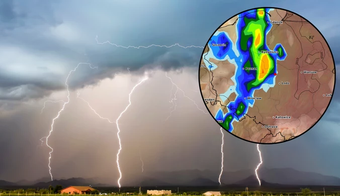 Pogodowa mapa pełna kontrastów. Znów zrobi się niebezpiecznie 