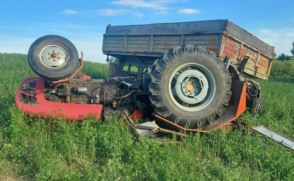 To najgorętszy okres prac polowych. Na Lubelszczyźnie doszło do dwóch wypadków, w których obrażenia odniosło dwóch rolników.     