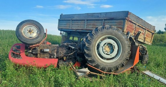 To najgorętszy okres prac polowych. Na Lubelszczyźnie doszło do dwóch wypadków, w których obrażenia odniosło dwóch rolników.     