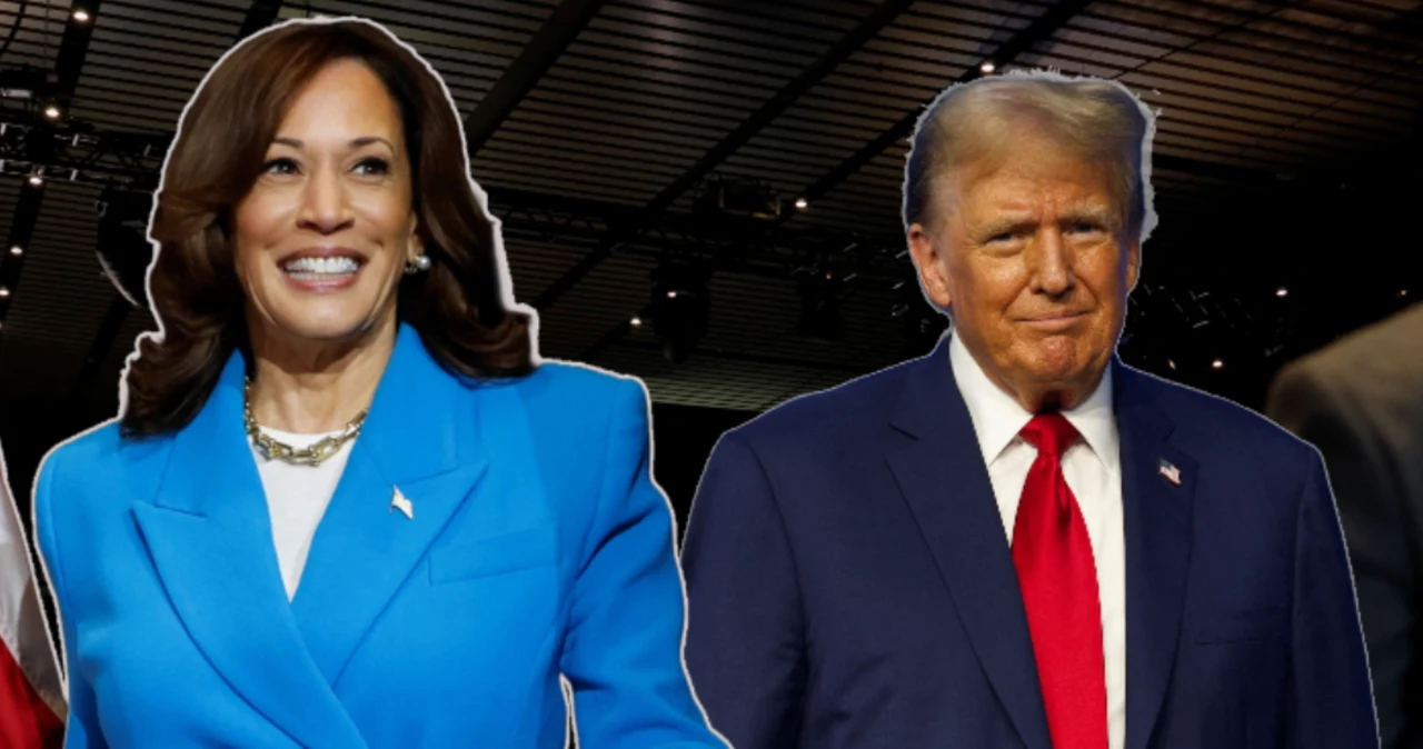 Kamala Harris wyprzedziła Donalda Trumpa w sondażu