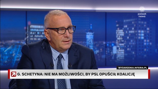 Grzegorz Schetyna stwierdził w "Gościu Wydarzeń", że PSL nie wyszłoby w koalicję z Konfederacją i PiS, "bo to oznaczałoby koniec PSL". - Tam są przytomni ludzie. Wiedzą, że tego nie przeżyją, nikt tego nie przeżył - podsumował. - PSL buduje teraz swoją pozycję, szanuję to, ale alternatywą w przypadku końca koalicji jest rząd mniejszościowych i przyspieszone wybory - ocenił jeden z liderów KO.