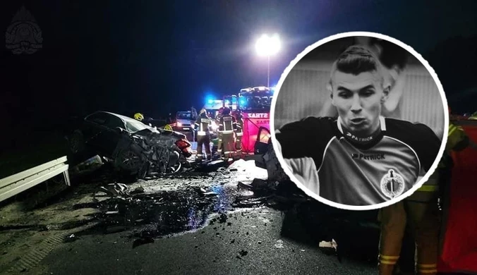 Tragiczny wypadek na obwodnicy. Nie żyje 28-letni piłkarz