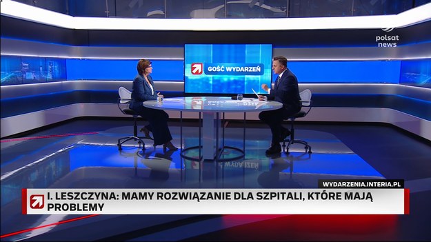 - Likwidować szpitale chcieli poprzednicy z PiS. Ja chcę je wspierać - powiedziała minister zdrowia Izabela Leszczyna w "Gościu Wydarzeń". Dodała, że jeśli jakaś placówka jest nierentowna, to "dajemy jej wędkę".