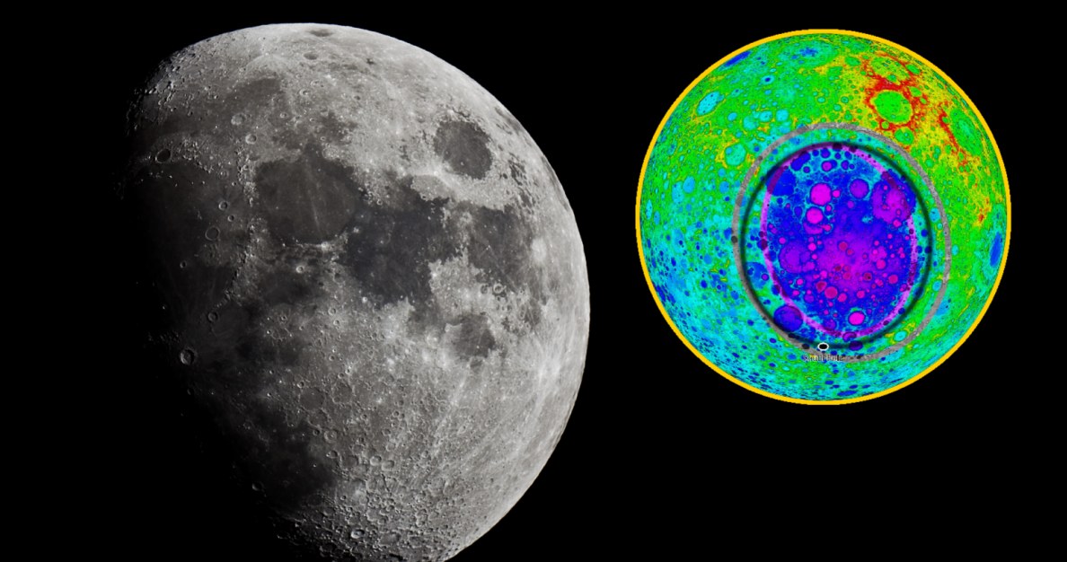 Los científicos ahora saben por qué aparece la cicatriz en la luna.  «Un golpe catastrófico»